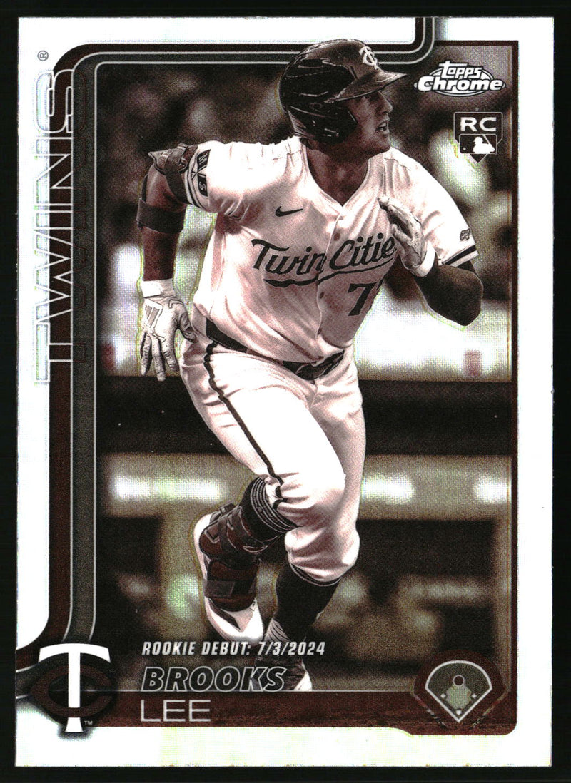 Brooks Lee #USC6 2025 Topps Chrome Update Sepia Refractors