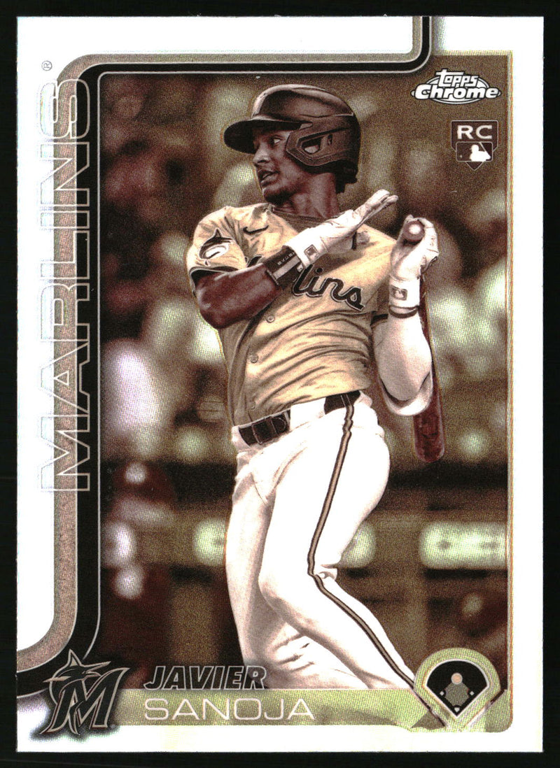 Javier Sanoja #76 2025 Topps Chrome Sepia Refractors