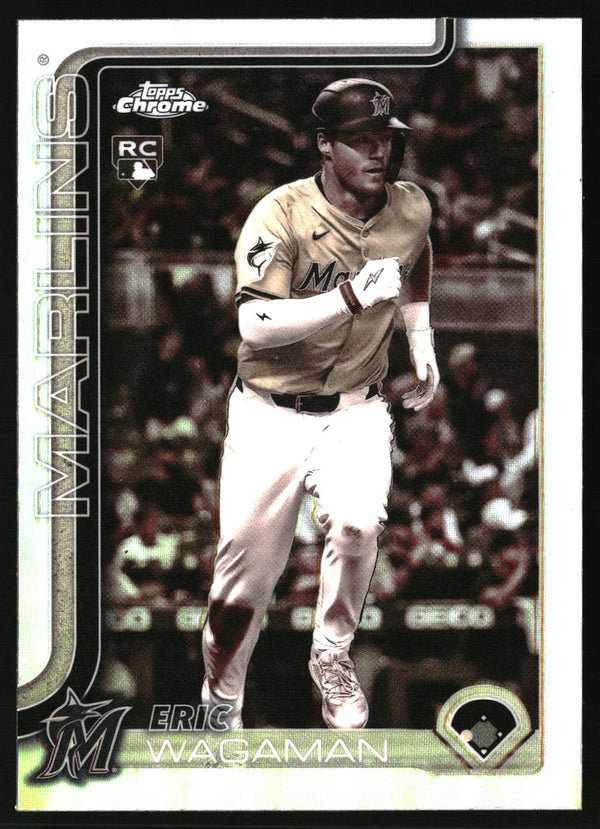 Eric Wagaman #USC56 2025 Topps Chrome Update Sepia Refractors