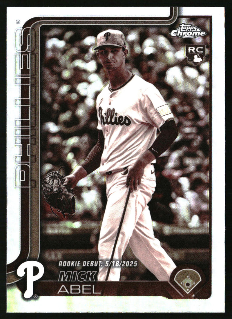Mick Abel #USC87 2025 Topps Chrome Update Sepia Refractors