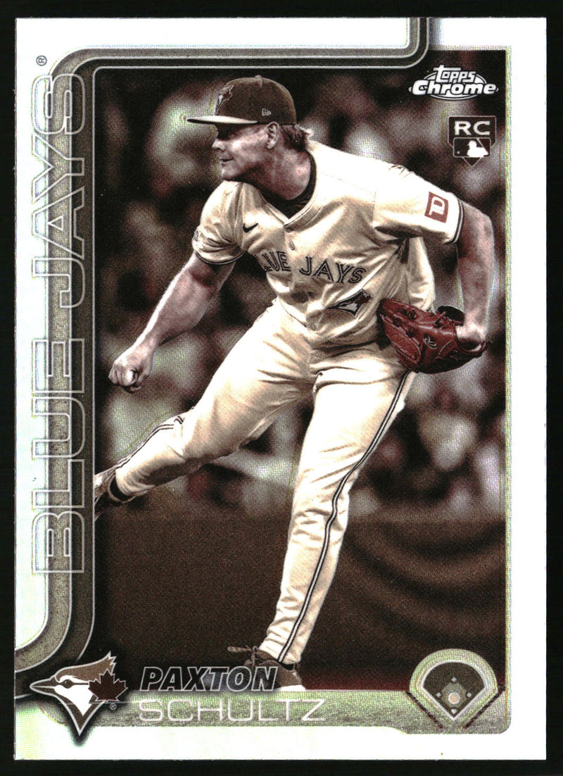 Paxton Schultz #USC101 2025 Topps Chrome Update Sepia Refractors