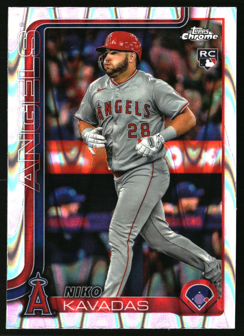 Niko Kavadas #20 2025 Topps Chrome RayWave Refractors