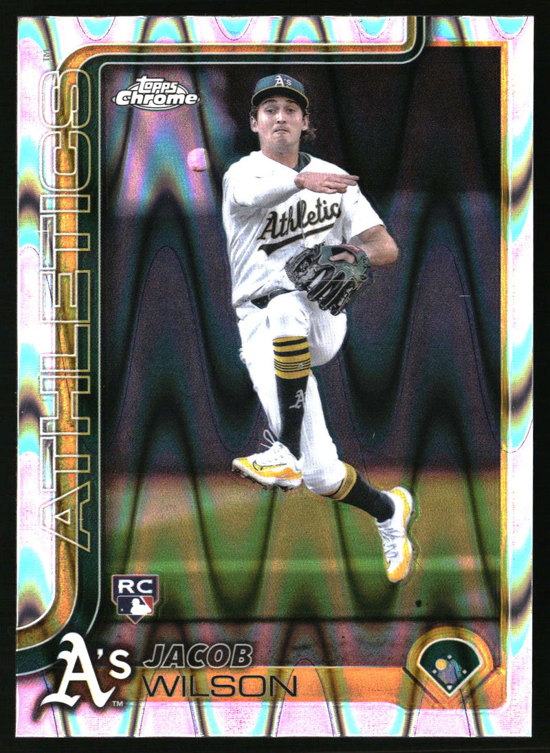 Jacob Wilson #96 2025 Topps Chrome RayWave Refractors