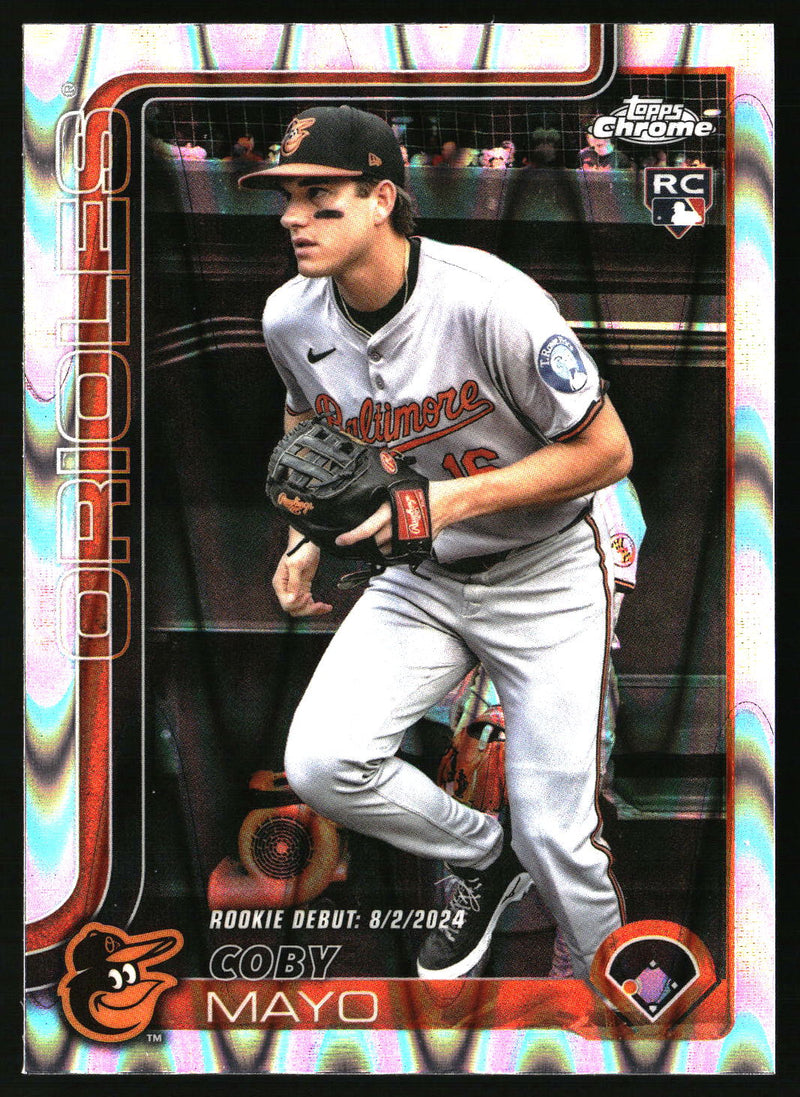 Coby Mayo #USC94 2025 Topps Chrome Update RayWave Refractor