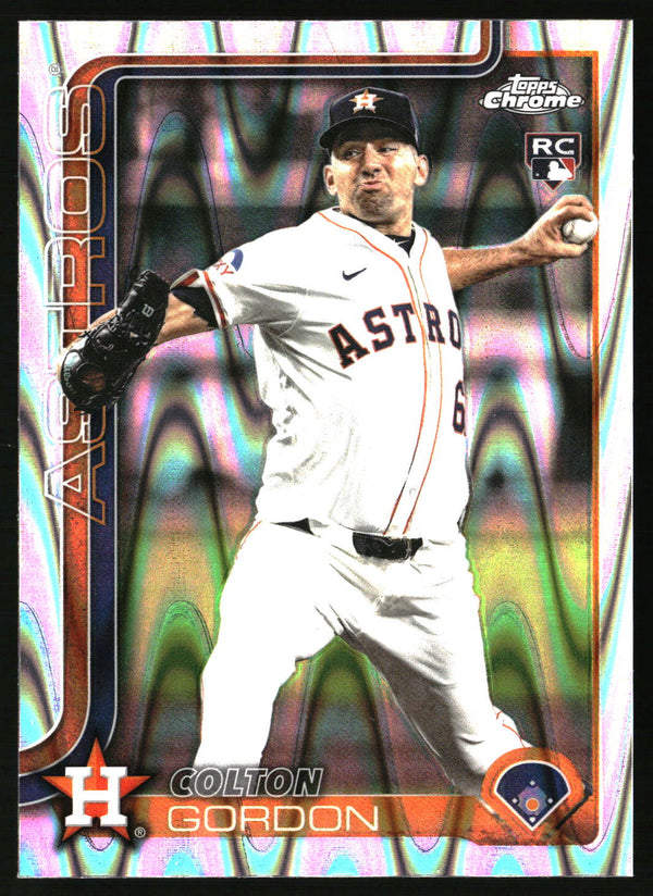 Colton Gordon #USC23 2025 Topps Chrome Update RayWave Refractor