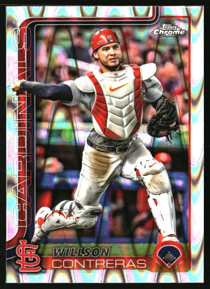 Willson Contreras #82 2025 Topps Chrome RayWave Refractors