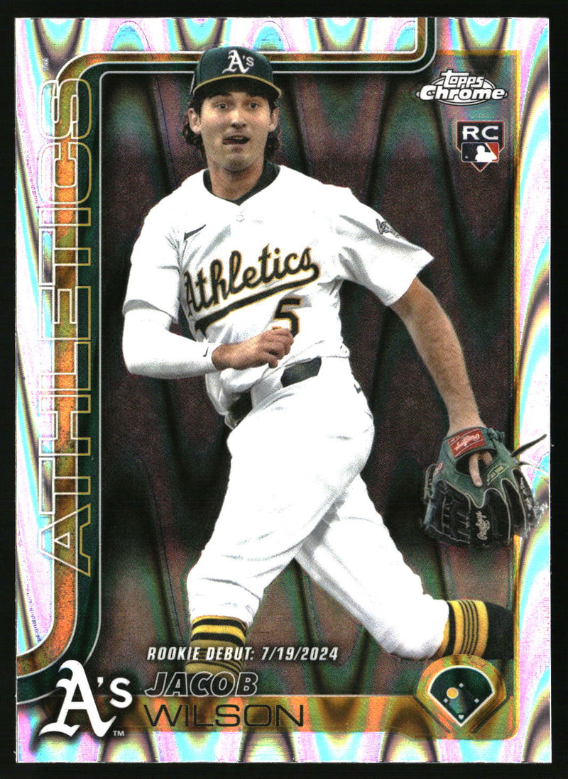 Jacob Wilson #USC150 2025 Topps Chrome Update RayWave Refractor