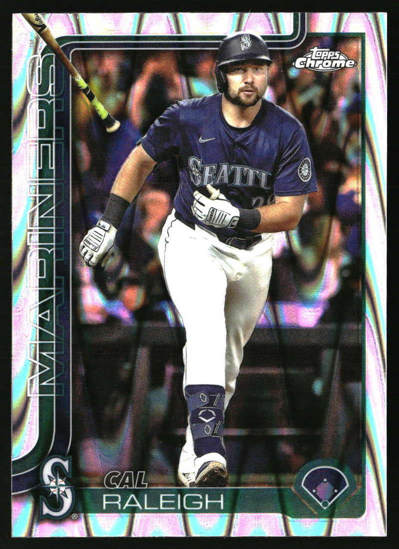 Cal Raleigh #USC45b 2025 Topps Chrome Update RayWave Refractor