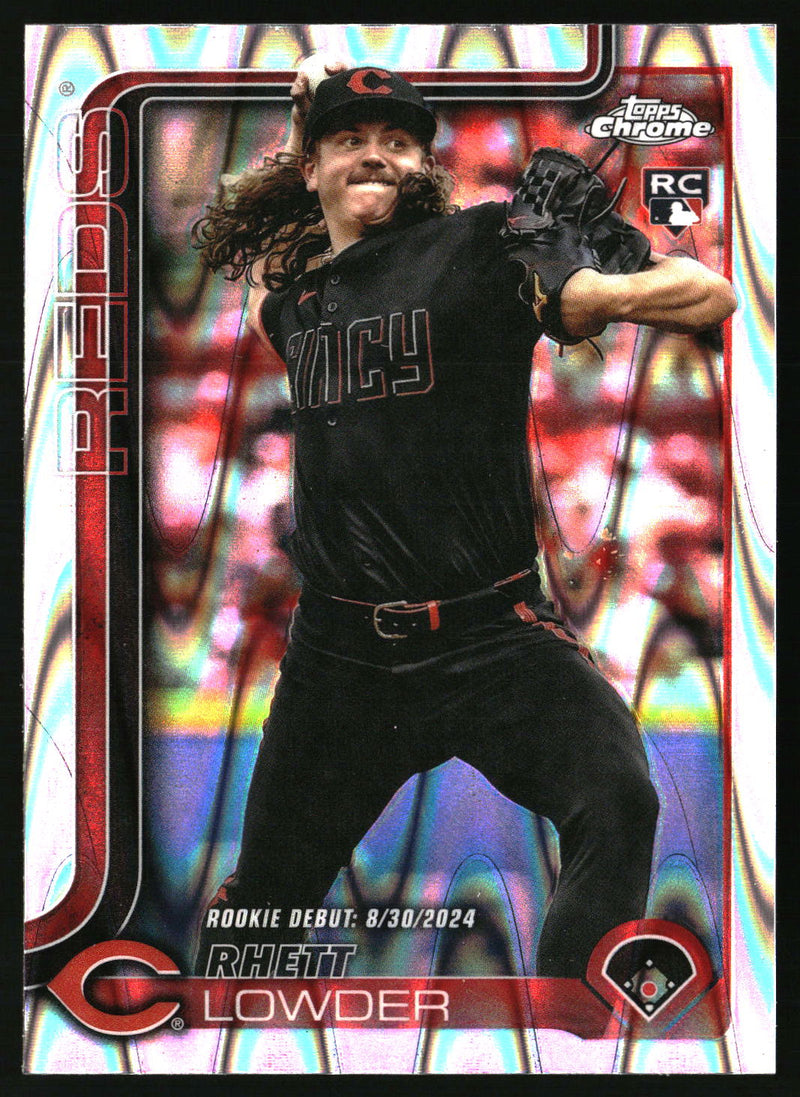 Rhett Lowder #USC110 2025 Topps Chrome Update RayWave Refractor