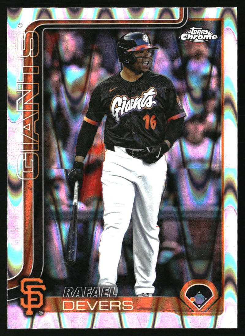 Rafael Devers #USC105 2025 Topps Chrome Update Prism Refractors