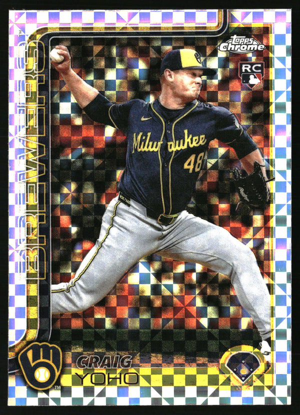 Craig Yoho #USC131 2025 Topps Chrome Update X-Fractors