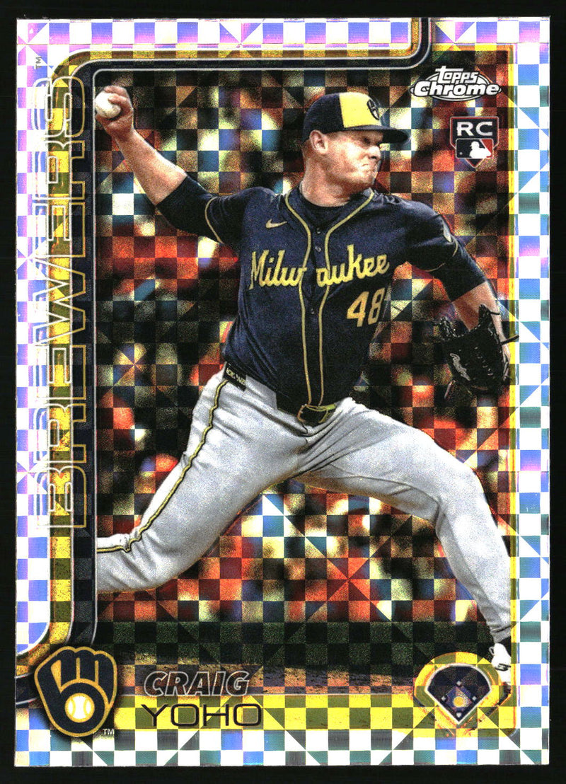 Craig Yoho #USC131 2025 Topps Chrome Update X-Fractors