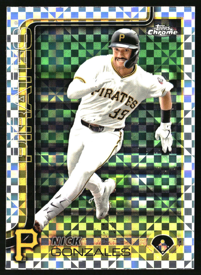 Nick Gonzales #222 2025 Topps Chrome X-Fractors