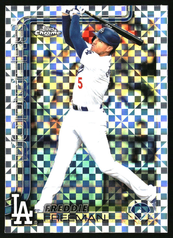 Freddie Freeman #23 2025 Topps Chrome X-Fractors