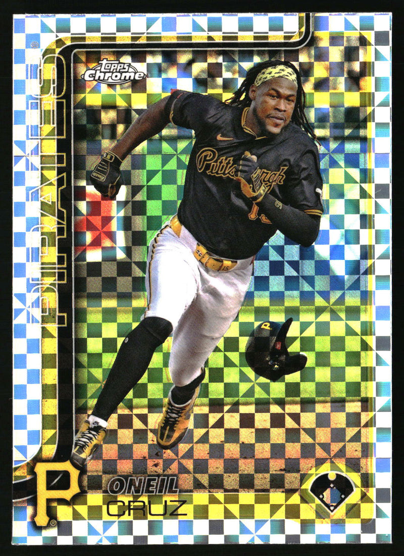 Oneil Cruz #252 2025 Topps Chrome X-Fractors