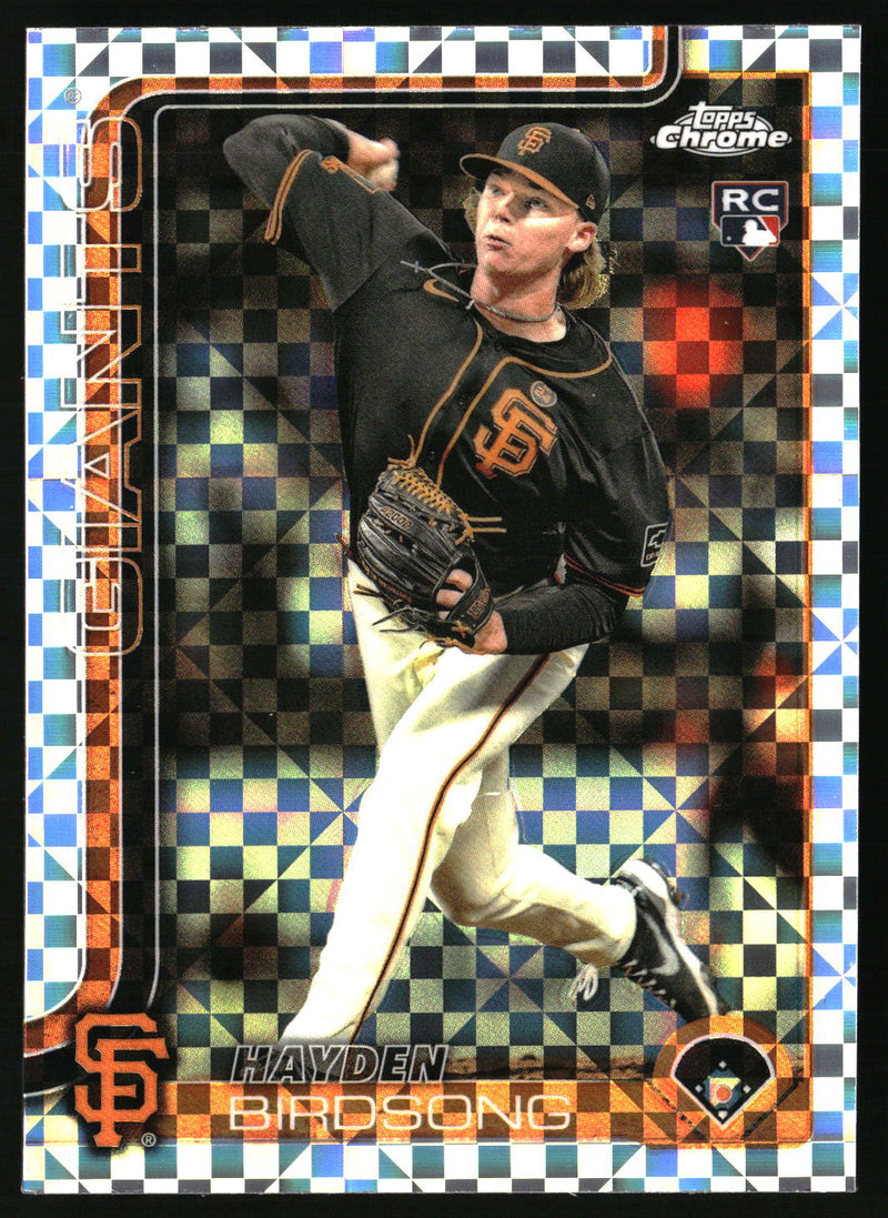 Hayden Birdsong #138 2025 Topps Chrome X-Fractors