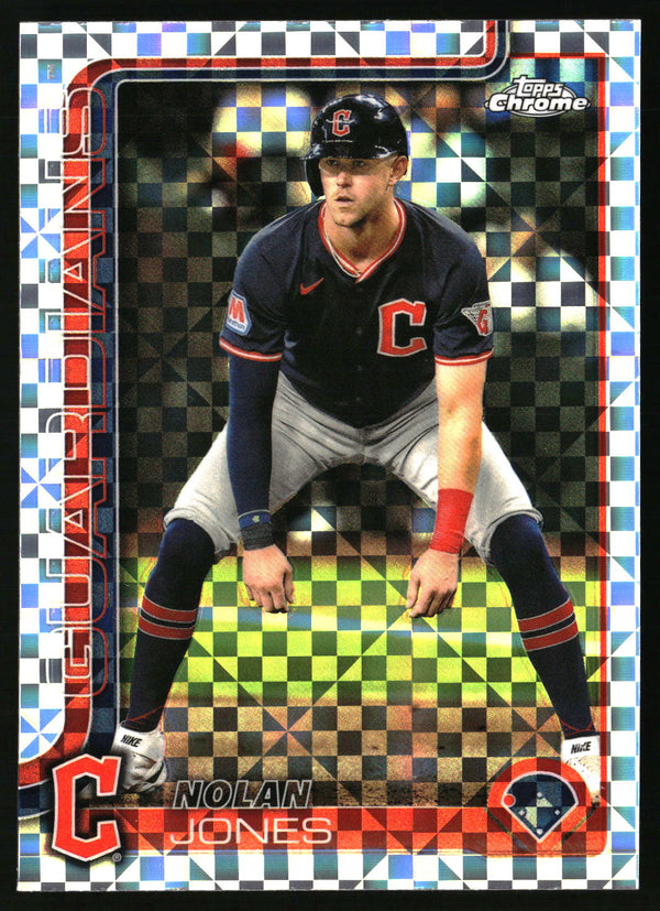 Nolan Jones #32 2025 Topps Chrome X-Fractors