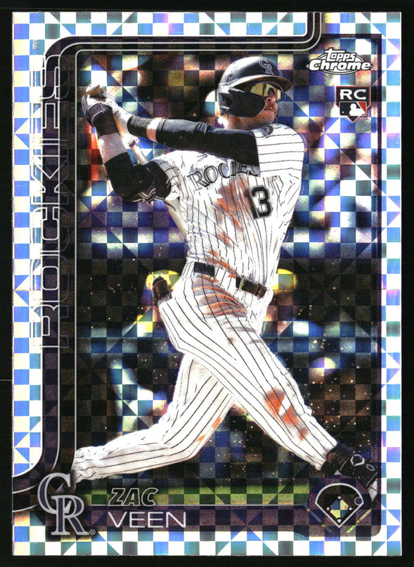 Zac Veen #USC28 2025 Topps Chrome Update X-Fractors