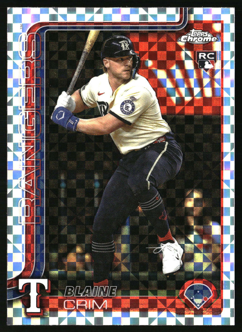 Blaine Crim #USC83 2025 Topps Chrome Update X-Fractors