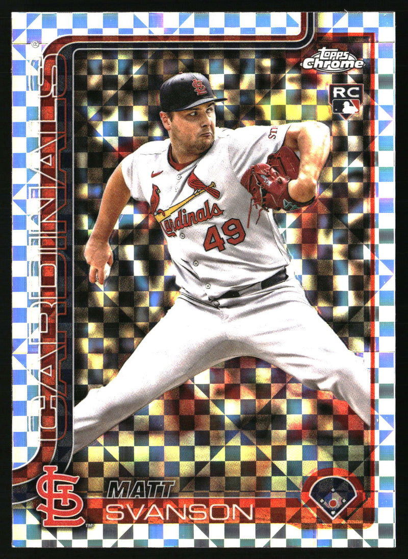 Matt Svanson #USC5 2025 Topps Chrome Update X-Fractors