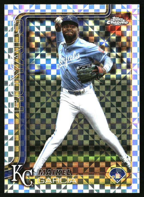 Maikel Garcia #USC70 2025 Topps Chrome Update X-Fractors