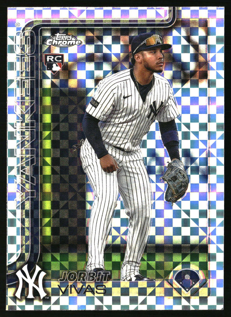 Jorbit Vivas #USC113 2025 Topps Chrome Update X-Fractors