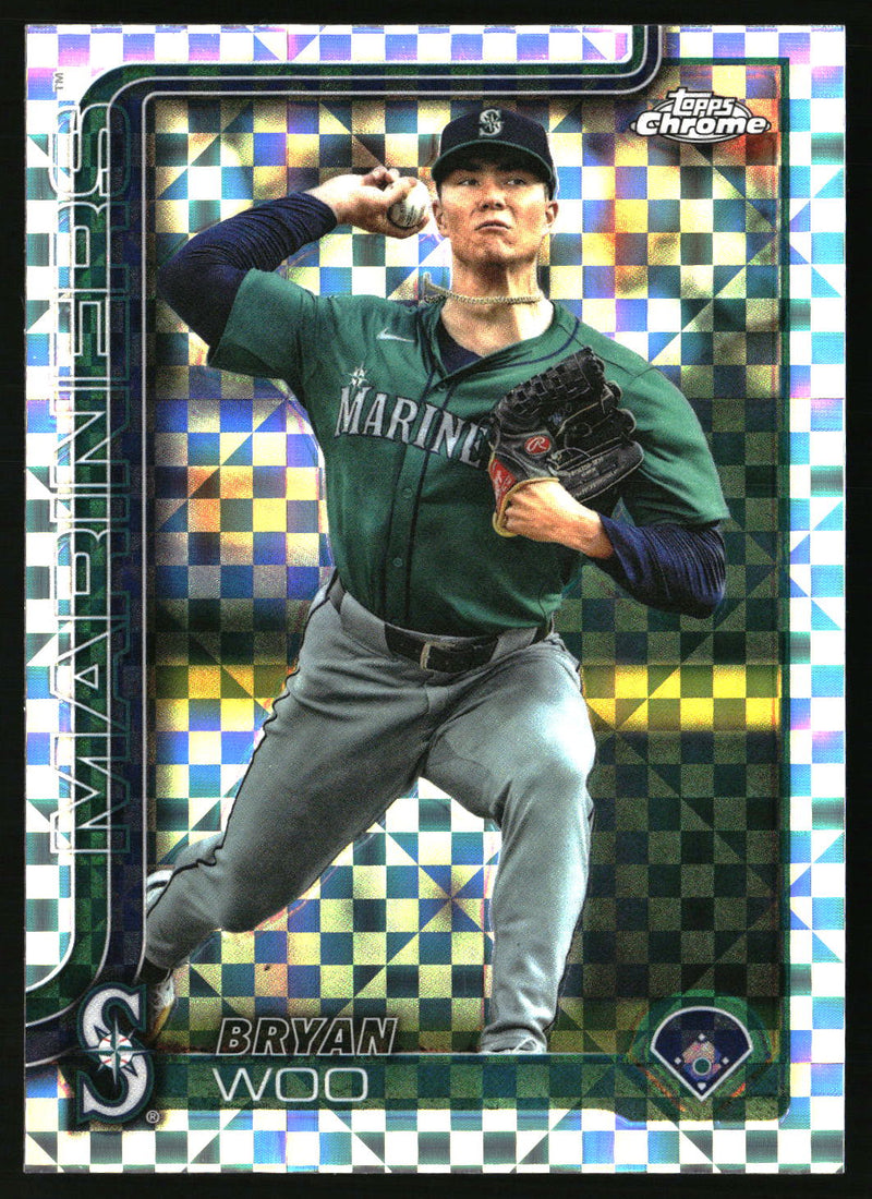 Bryan Woo #USC16 2025 Topps Chrome Update X-Fractors