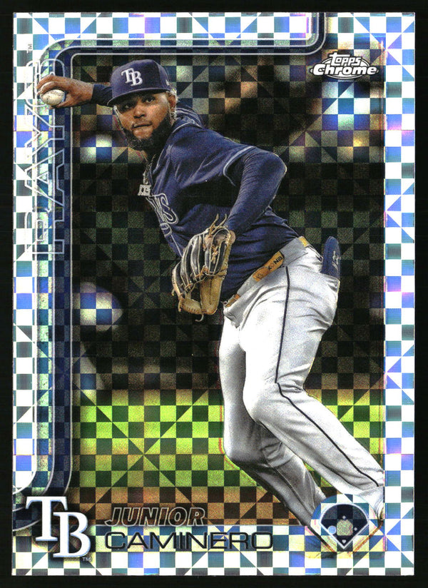 Junior Caminero #USC109 2025 Topps Chrome Update X-Fractors
