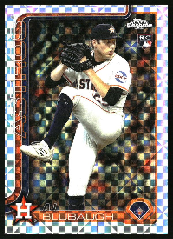 AJ Blubaugh #USC163 2025 Topps Chrome Update X-Fractors