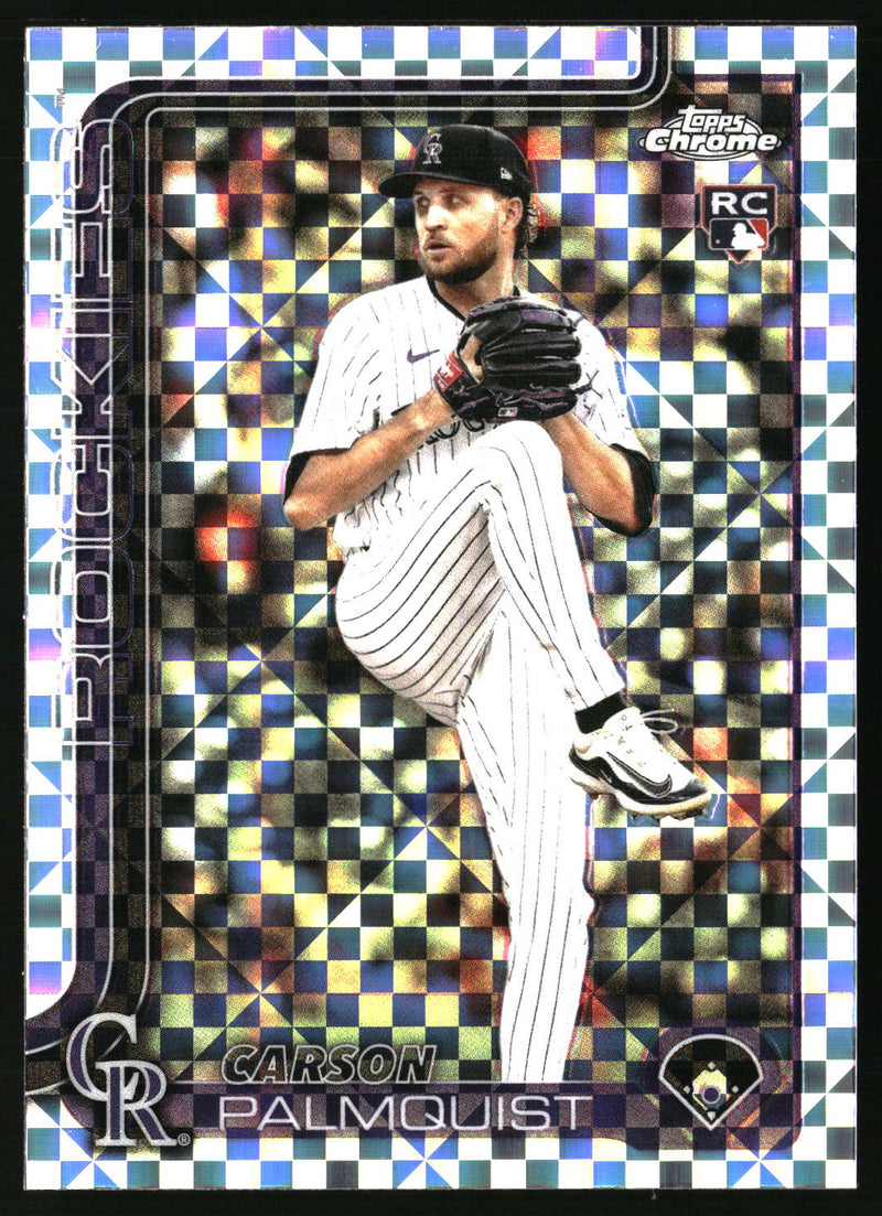 Carson Palmquist #USC173 2025 Topps Chrome Update X-Fractors