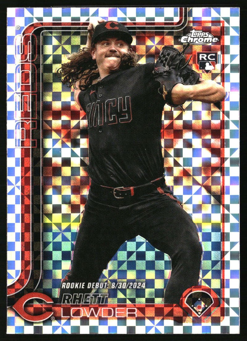 Rhett Lowder #USC110 2025 Topps Chrome Update X-Fractors