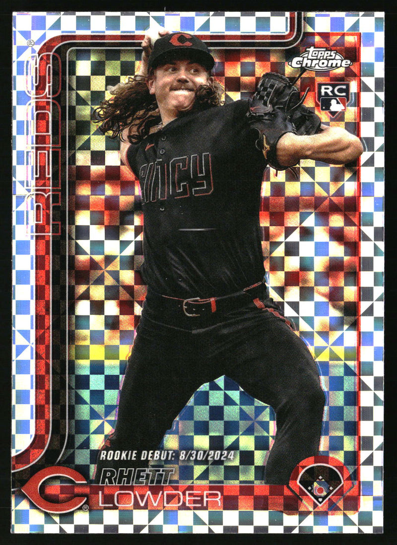 Rhett Lowder #USC110 2025 Topps Chrome Update X-Fractors