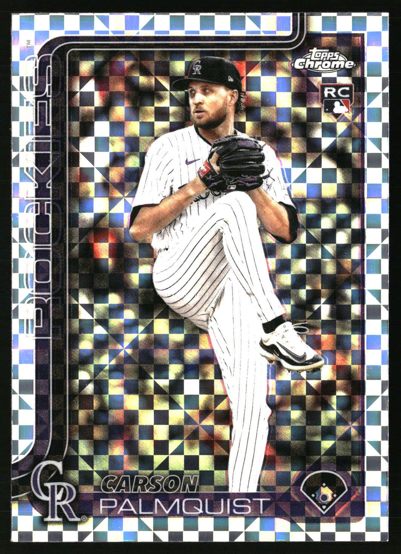 Carson Palmquist #USC173 2025 Topps Chrome Update X-Fractors