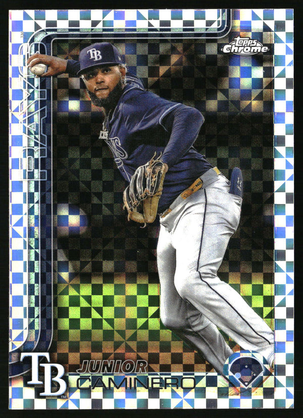 Junior Caminero #USC109 2025 Topps Chrome Update X-Fractors