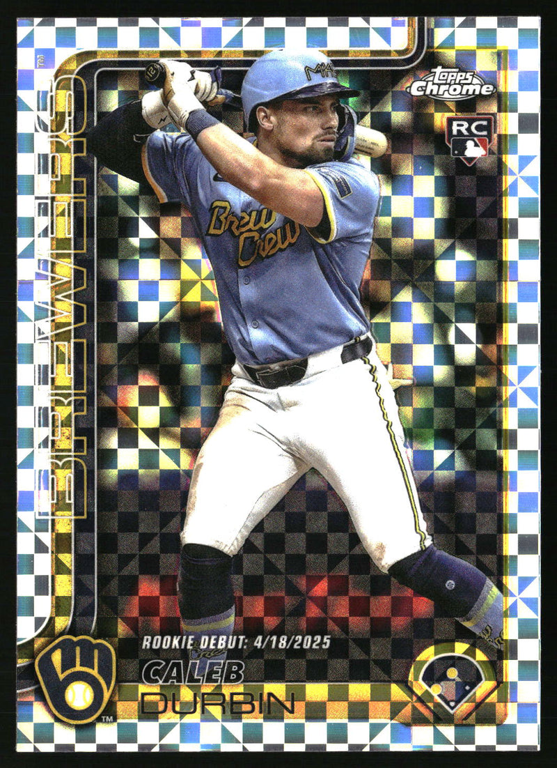 Caleb Durbin #USC112 2025 Topps Chrome Update X-Fractors