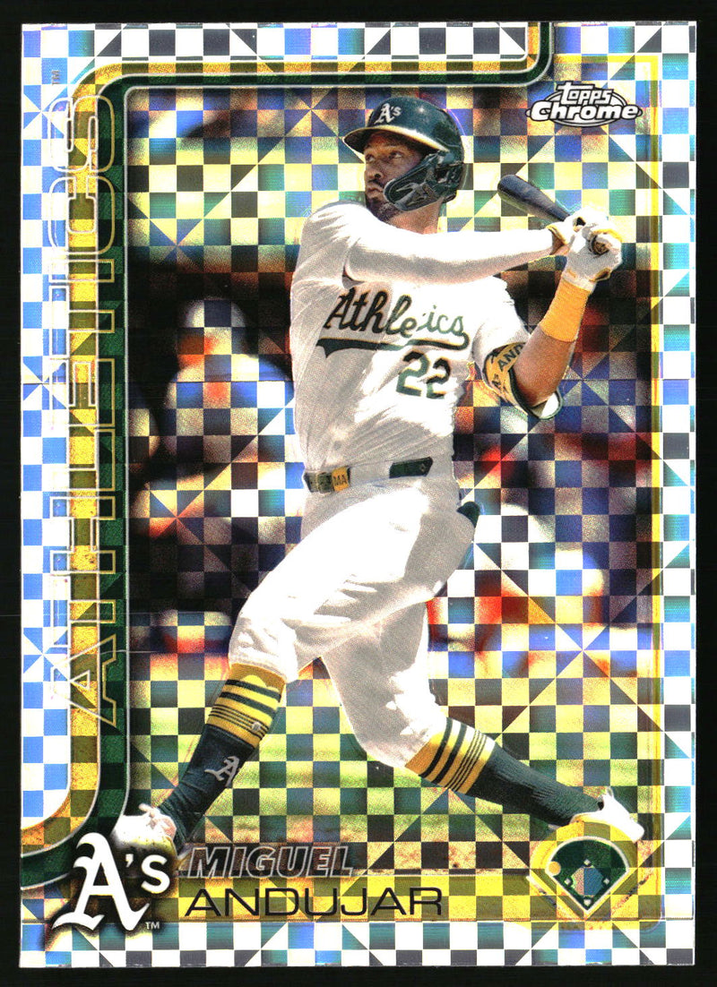 Miguel Andujar #45 2025 Topps Chrome X-Fractors