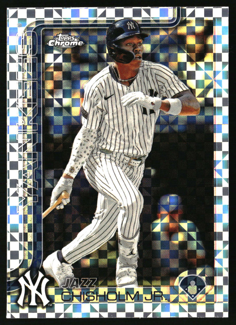 Jazz Chisholm Jr. #283 2025 Topps Chrome X-Fractors