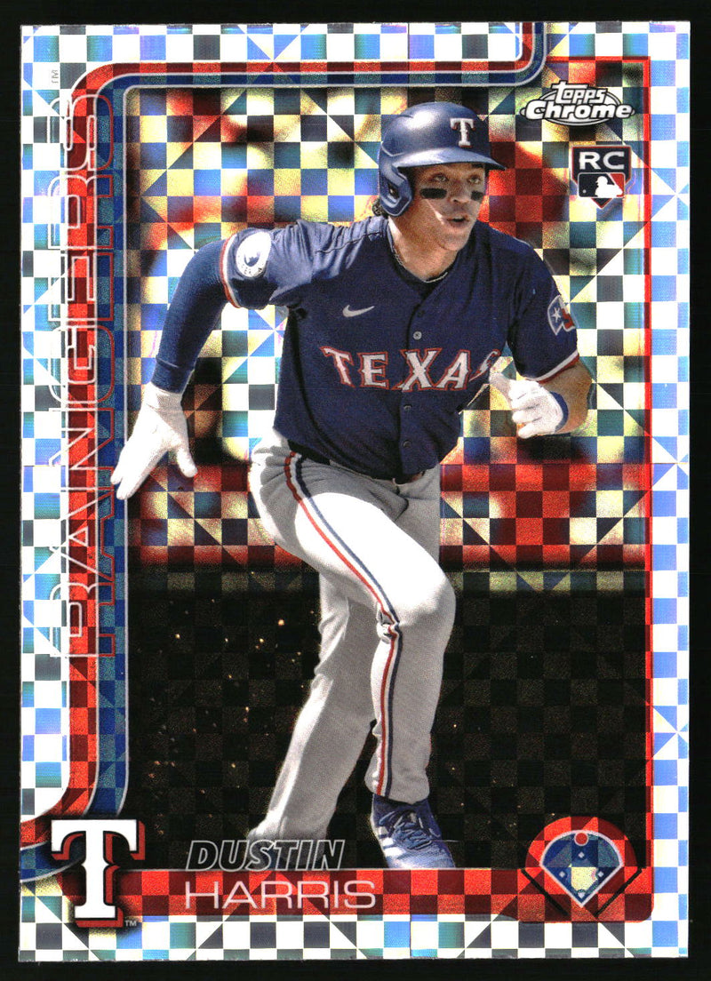 Dustin Harris #131 2025 Topps Chrome X-Fractors