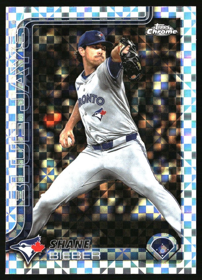 Shane Bieber #USC52 2025 Topps Chrome Update X-Fractors