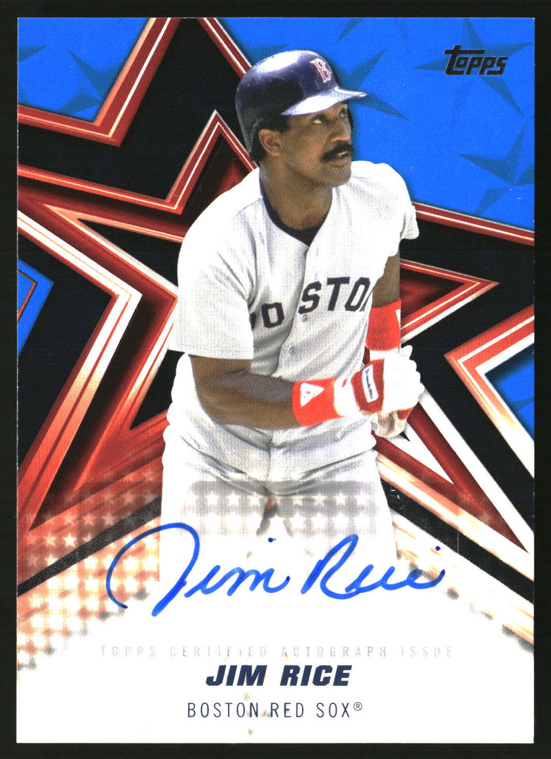 Jim Rice #BSA2-JR 2026 Topps Baseball Stars Autographs Blue /150