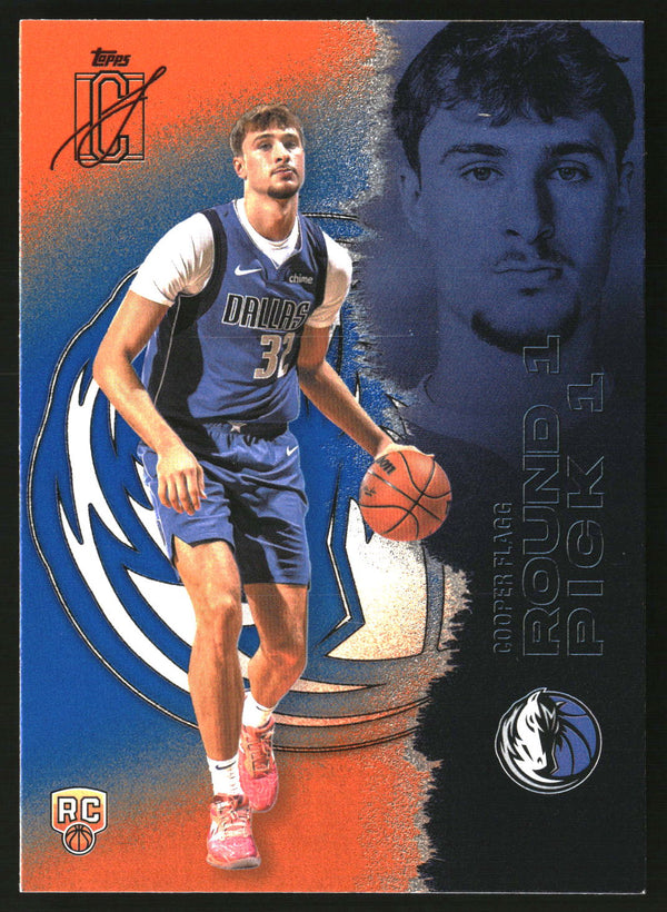 Cooper Flagg #101 2025-26 Topps Signature Class Blue & Orange