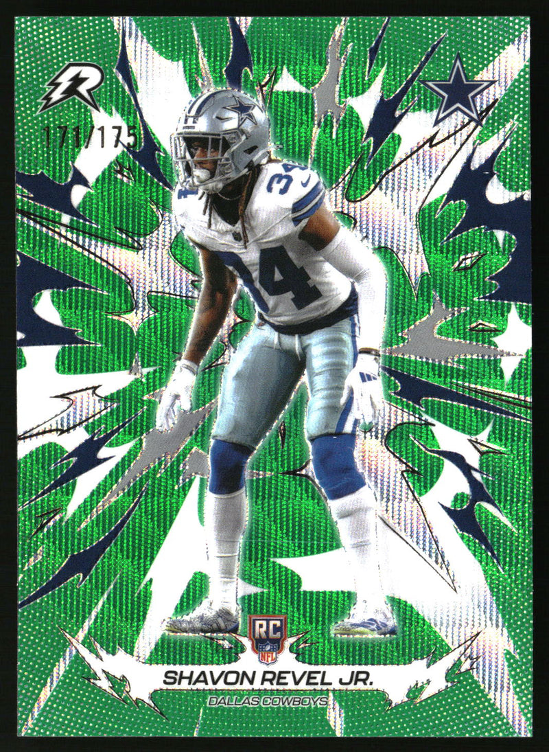 Shavon Revel Jr. 2025 Topps Resurgence #126 Green Surge Refractor SN
