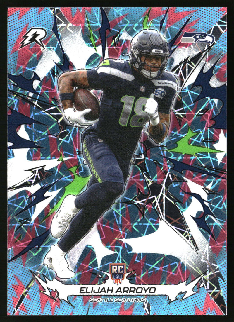 Elijah Arroyo 2025 Topps Resurgence #187 Sky Blue & Pink Shock Refractor