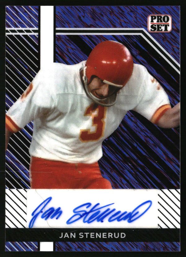 Jan Stenerud #PSA-JS1 2024 Leaf Collective - Pro Set Autographs Shimmer Purple