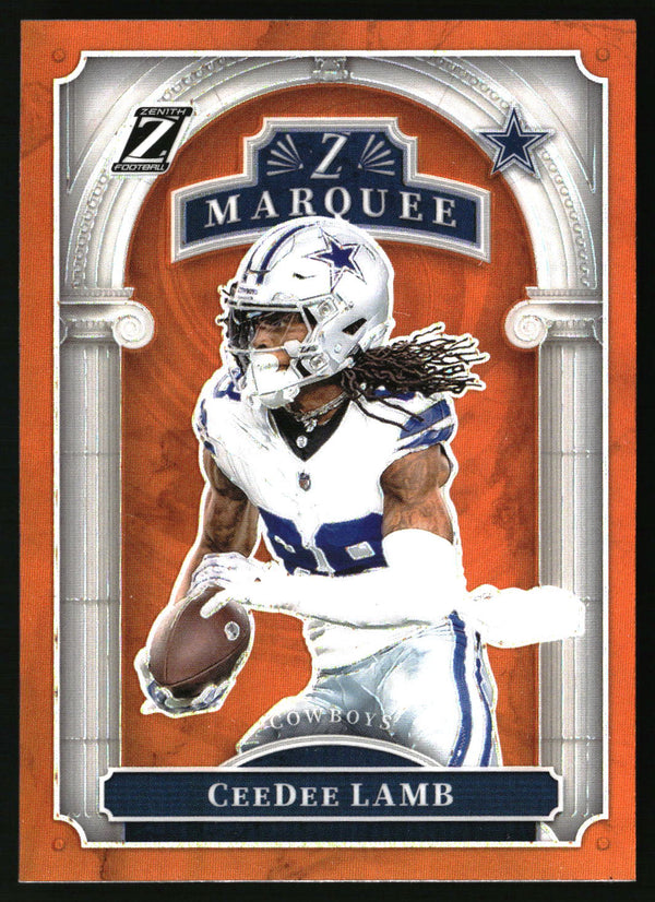 CeeDee Lamb #27 2024 Panini Zenith Z Marquee Orange