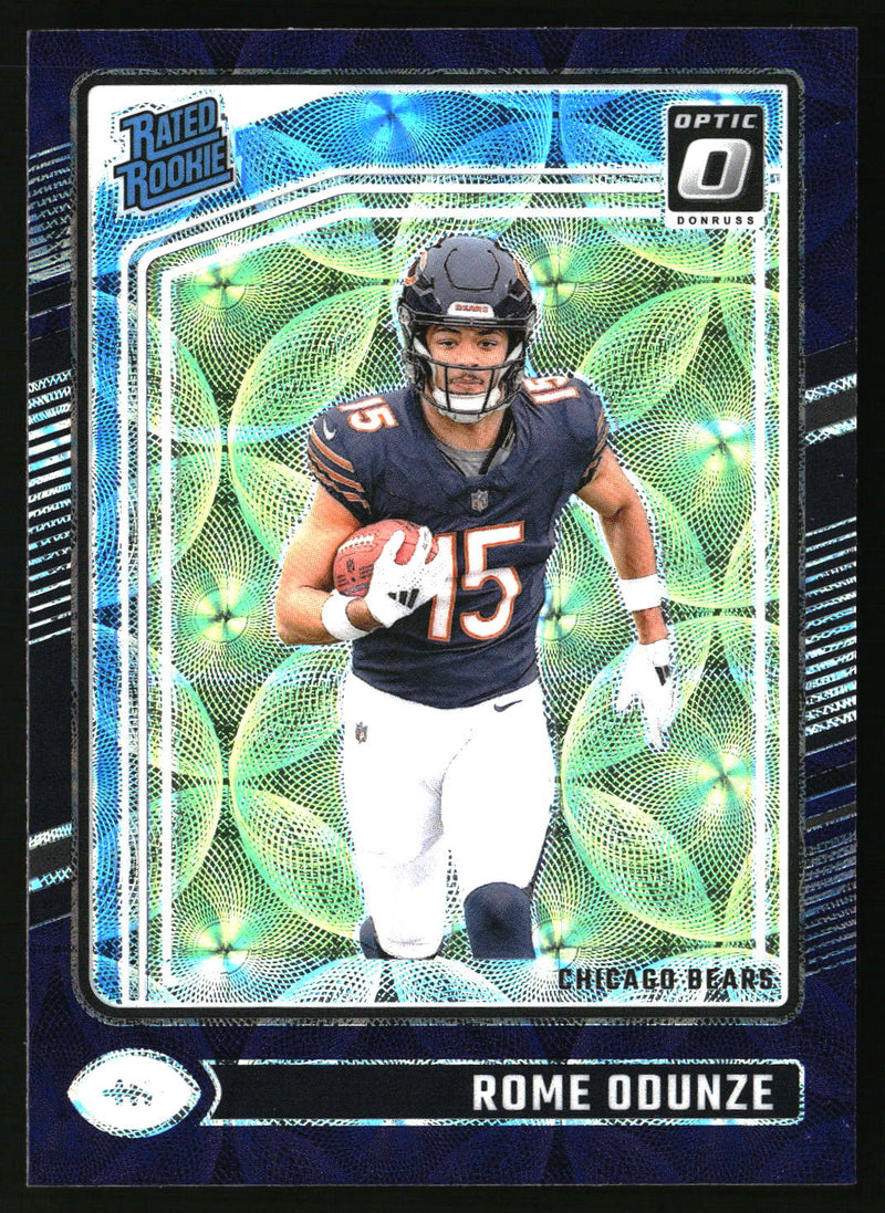 Rome Odunze #286 2024 Donruss Optic Purple Scope