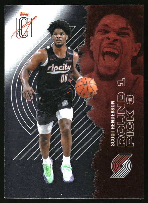 Scoot Henderson 2025-26 Topps Signature Class #75 Chrome