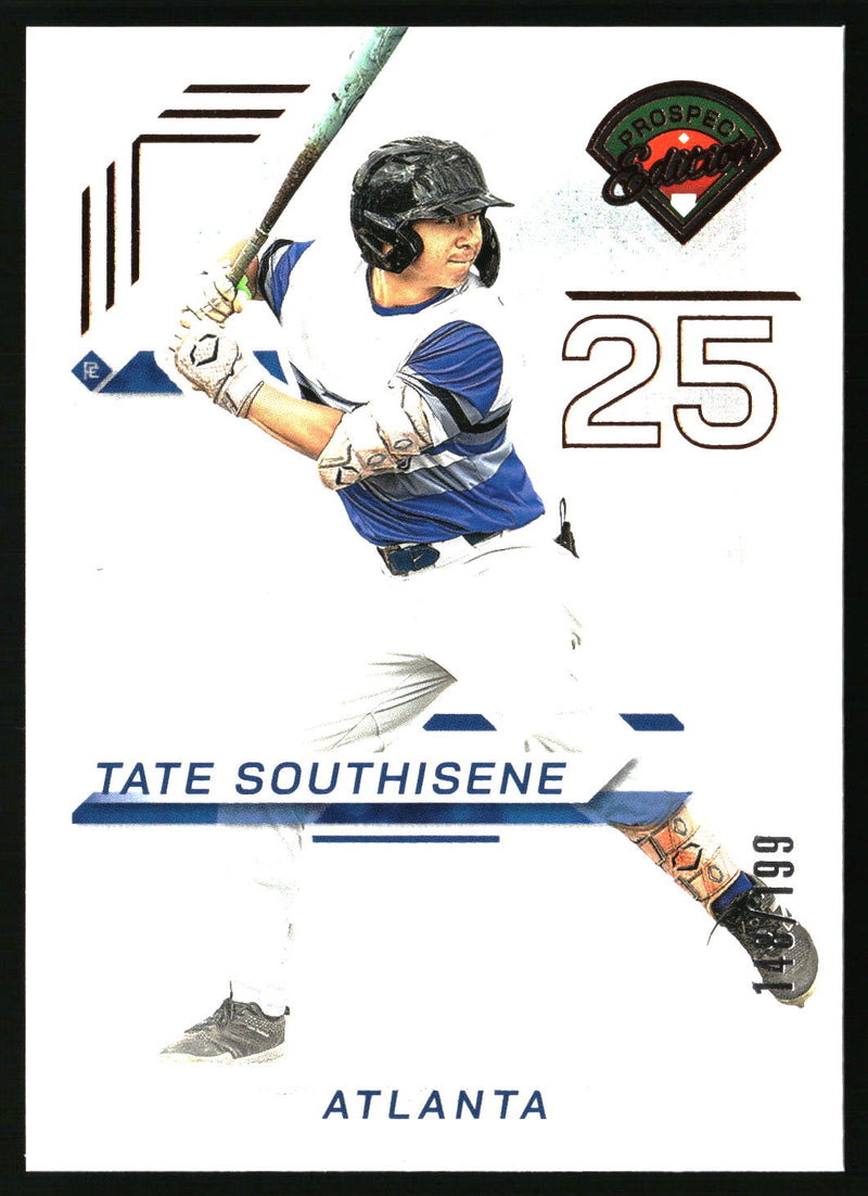 Tate Southisene 2025 Panini Prospect Edition #14 Bronze SN