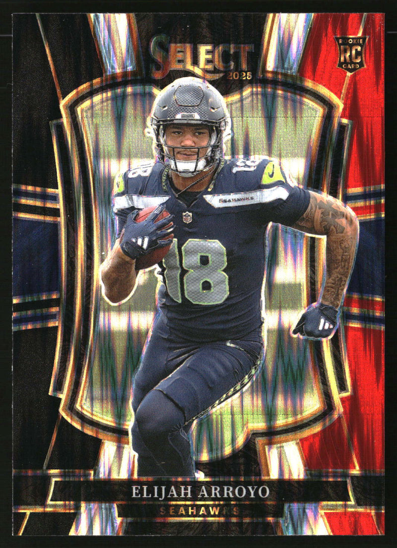 Elijah Arroyo 2025 Panini Select #114 Black and Red Prizm Shock