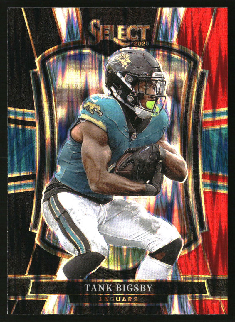 Tank Bigsby 2025 Panini Select #129 Black and Red Prizm Shock